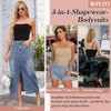 Wivzo Damen Unterhemd Nahtlos Formendes Sommersport Shapewear Top Trägertops Bauchweg