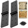 YIDAHOOG Heavy Duty Gate Hinges, 270° Adjustable Fold-Flat Hinges for