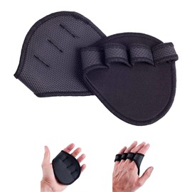 Gloves for strength training with grip pads for pull-ups, fitness, bodybuilding & strength training, 1 pair of neoprene grip pads, training pads as an alternative to training gloves for maximum grip