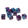 Blesiya 10pcs Six Sided D6 Polyhedral Dice with Double Colors