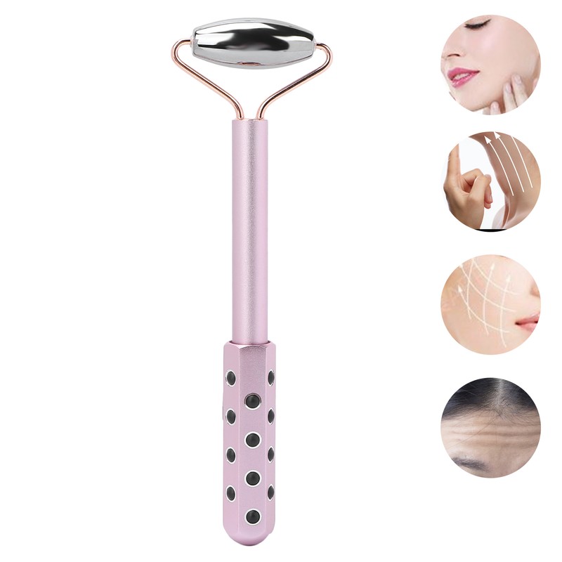 Germanium Granule Face Beauty Roller Massager Terahertz Stone Massage Tool