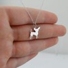 FashionJunkie4Life Dog Necklace for Women | 18” Sterling Silver Necklace