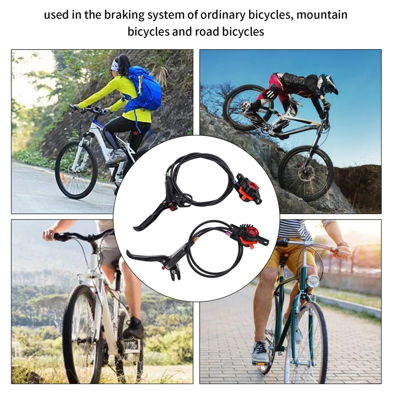 MEIJUN Bicycle Disk Brake Set Non Slip Front Rear Line
