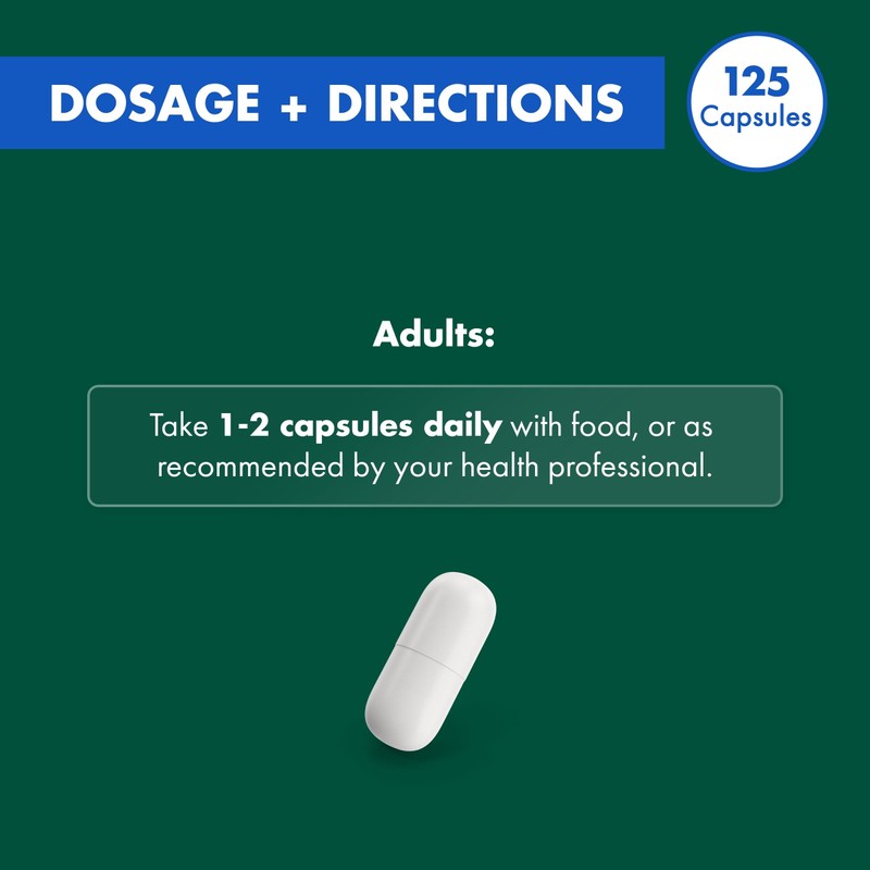 Nature's Own Plant Based Omega Capsules 125 - Contains 1000mg