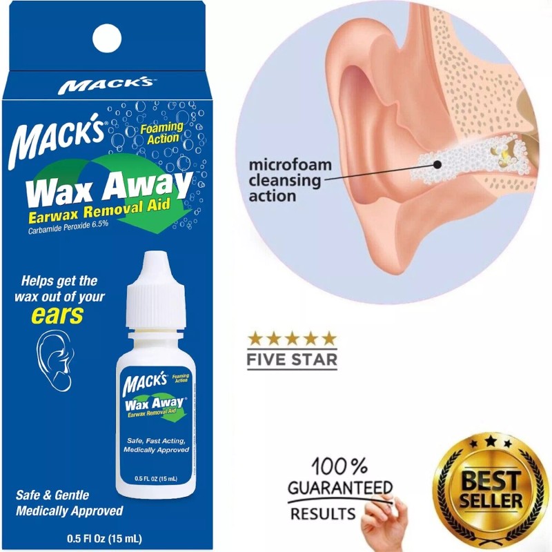 Gotas Para Los Oidos Elimina La Cera De Oidos Cerumen