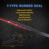 GreceYou 5M/16.5Ft Universal Self Adhesive Auto Rubber Weather Draft Seal