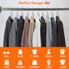 DEDU Suit Hangers for Men 10 Pack, Sweater Hangers No