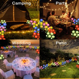 Outdoor Solar Garden Stake Lights,Upgraded LED Solar Powered Light with 6 Rose Flowers, Waterproof Solar Decorative Lights for Patio Pathway Courtyard Garden Lawn (Blue)