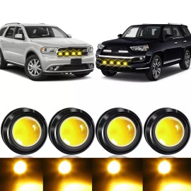 CHUSYYRAY Raptor Style Amber LED Grille Fog Lights For Toyota FJ Cruiser 4Runner Tacoma 4X