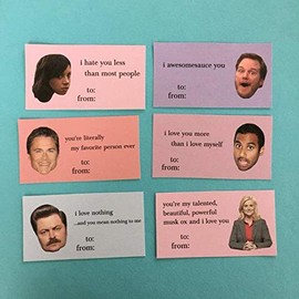 Parks and Rec Mini Valentine's Day Cards