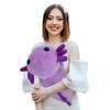 JANCLF Axolotl Stuffed Animal Plush Toy,Cute Soft Salamander Plush Pillow,Kawaii