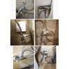 1/2" Brass Chrome 3 Way Diverter, Hose Fitting Tee, T