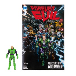 McFarlane Toys DC Direct - Page Punchers - 3" Figure with Comic Wave 3 - Lex Luthor Power Suit (Green)
