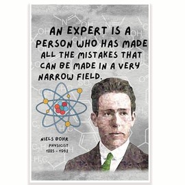 An Expert Is A Person Who Has Made All The Mistakes Quote Classroom Poster - Science Class Poster - 12 x 18 Inch - Classroom Decor - Classroom Must Haves - Back To School Decor - CPS0708