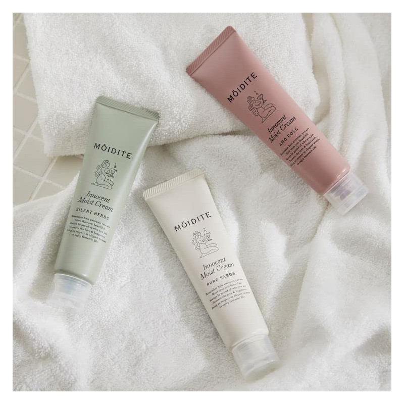 MOIDITE Innocent Moist Cream, Amorose Scent, 2.1 oz (60 g),
