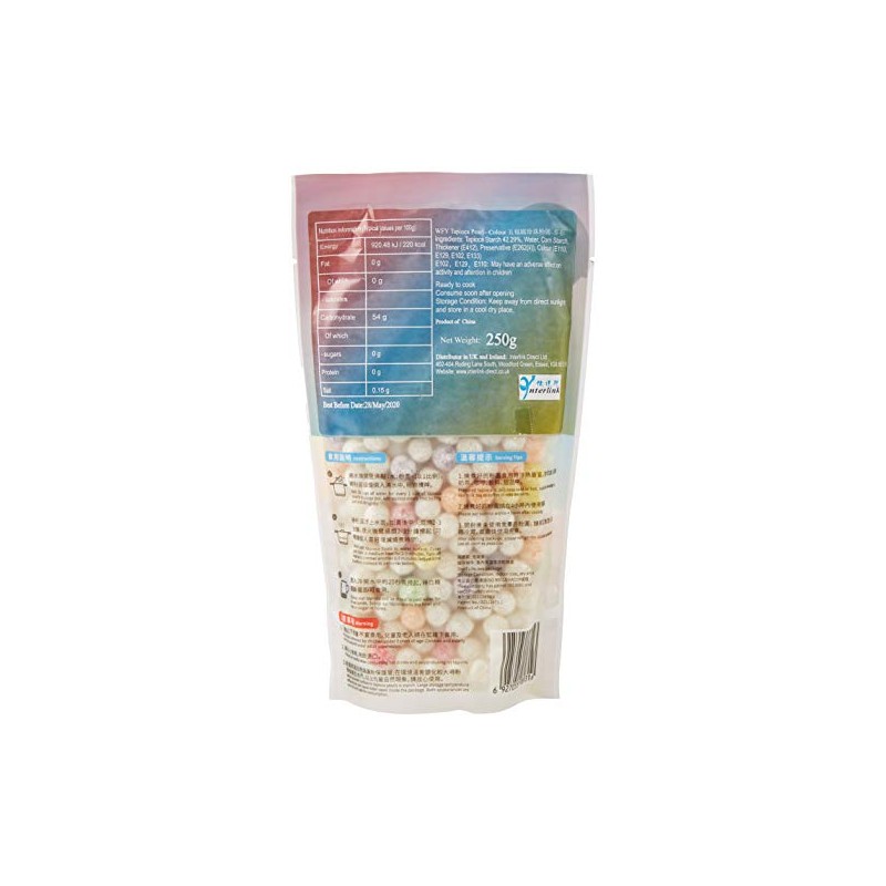 Wu Fu Yuan Colored Tapioca Pearls, 8.8 oz (250g) –