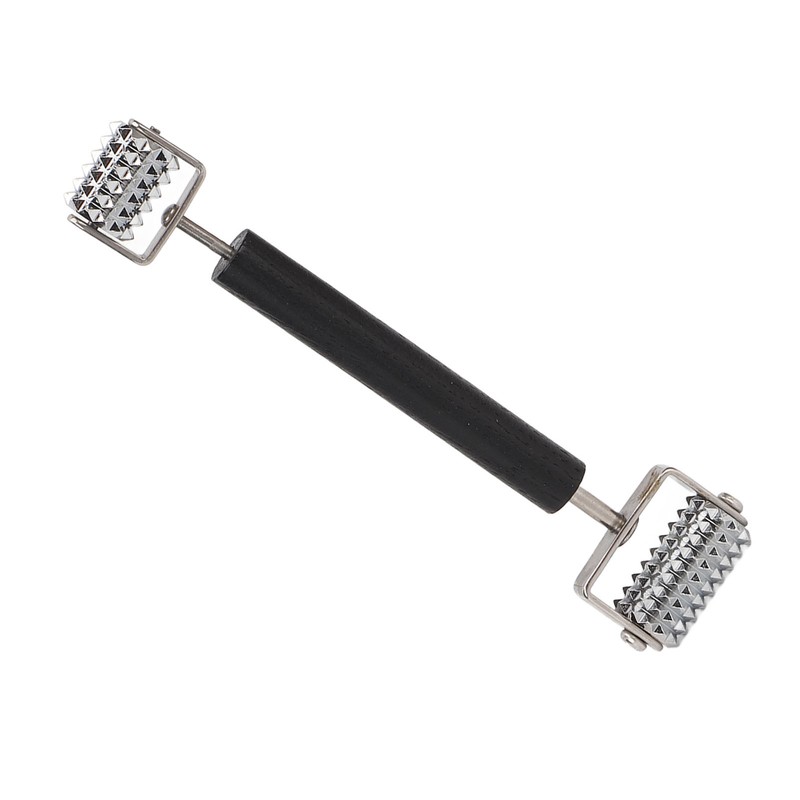 Face Massage Derma Roller Double Head Metal Ridged Derma Roller