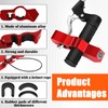 RAFIYU Motorcycle Lock Universal, Adjustable Brake Disc Lock, Security Anti-Theft