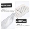 GANAZONO Air Louvered Flush Exhaust Vent Cover Durable Stainless Steel