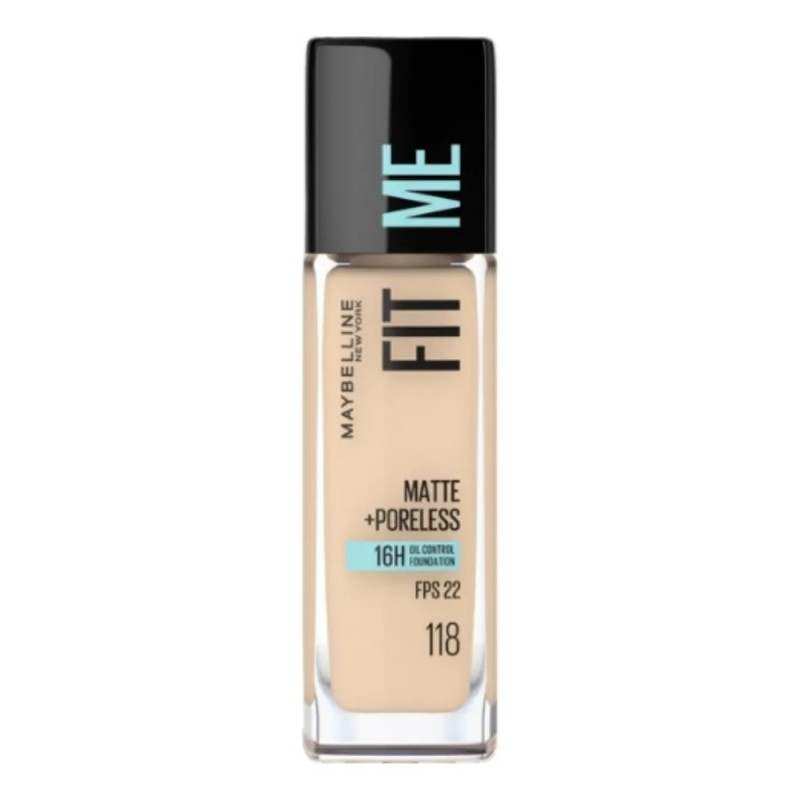 Base De Maquillaje Fit Me Matte Maybelline-118 Light Beige 118