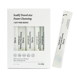 ScalQ 온가족 사용 여행용 일회용 약산성 폼클렌징 5ml 20개입 Family Travel Disposable Mild Acid Foam Cleansing 5ml 20 Pieces