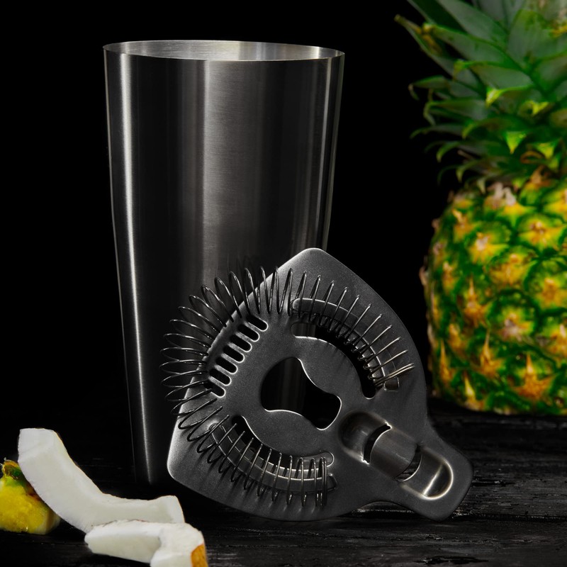 Lurch Boston Shaker Strainer 240792 Cocktail Strainer Smokey Grey