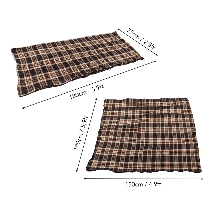Fleece Sleeping Bag Portable Travel Warm Sleeping Bag for Adults