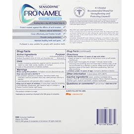 Sensodyne Pronamel Gentle Whitening Toothpaste 4 Pack / 6.5oz Large Size For Sensitive Teeth