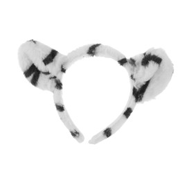 TOVINANNA 1pc Headband Plush Hair Hoops Hair Accessories for Women Hosiery Hair Ties Cat Hair Hoop Ear Hair Hoops Year of The Headdress Plush Leopard Hair Hoop Cosplay Outfits Fabric White