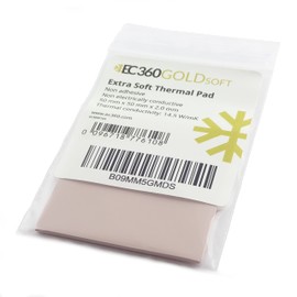 EC360® Gold Soft 14.5W/mK Thermal Pad 50 x 50 x 2.0 mm Soft