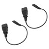 IEC320 C14 Male to IEC320 C7 Female Power Adapter Cable