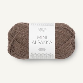 SANDNES GARN Mini Alpaca – Colour: Eikenøtt (3161) – 50 g / Approx. 150 m Wool