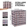 Laundry bags with Zips Large Nylon Storage Bags Reusable Waterproof