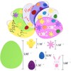 Max Fun 208PCS Easter Foam Stickers Set for Egg Crafts