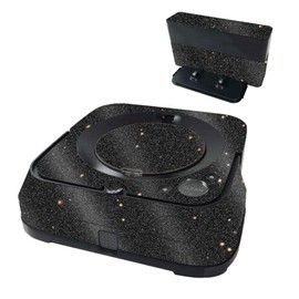 MightySkins Glossy Glitter Skin Compatible with iRobot Braava Jet m6 - Deep Space | Protective High-Gloss Glitter Finish | Easy to Apply and Change Styles | Made in The USA
