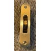 Unbranded Sash Pulley Blaine Window Hardware Brass Satin 1 1/4"