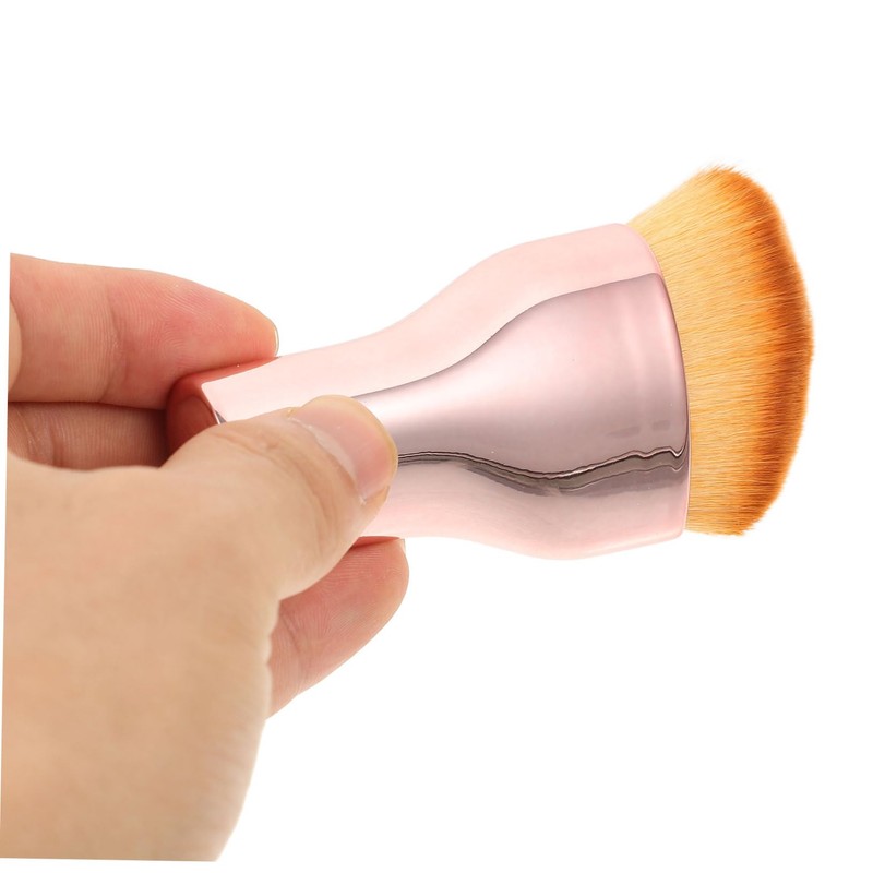 FOMIYES 2pcs Foundation Brush Women Small Foundation Liquid Brush Portable