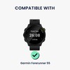 kwmobile Braided Silicone Strap Compatible with Garmin Forerunner 55 Strap