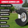 4.10/3.50-4 Flat Free Tire and Wheel, 4 Pack 10" Solid