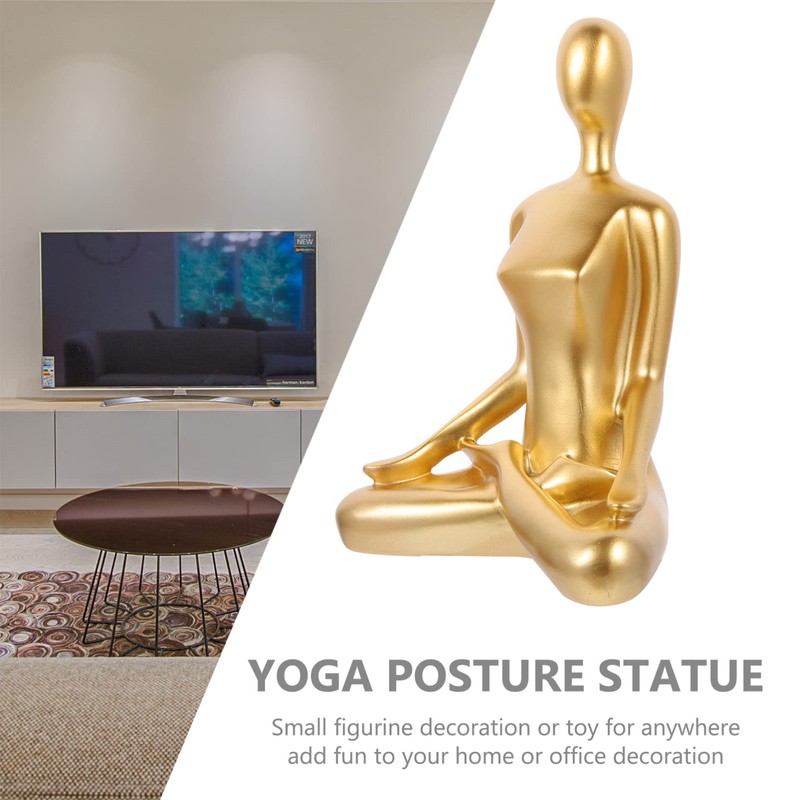 Beavorty Yoga Ornaments Household Office Synthetic Resin Rack