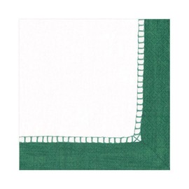 Entertaining with Caspari Emerald Linen Luncheon Napkins, Emerald, Pack of 20, 7656L