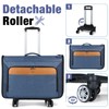 Rolling Garment Bags, Large Rolling Duffle Garment Bag with Wheels,
