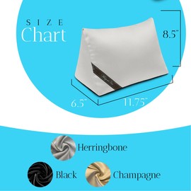 Bag-a-Vie Purse Shaper Pillow Insert - Herringbone - Luxury Handbag Shaper Insert for Women's Purses - Handbag Custom Pillow Purse Accessories for Birkin 35