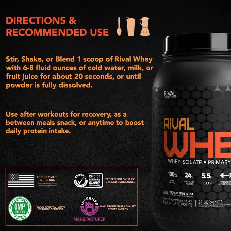 Rival Whey Soft Serve Vanilla 2lb