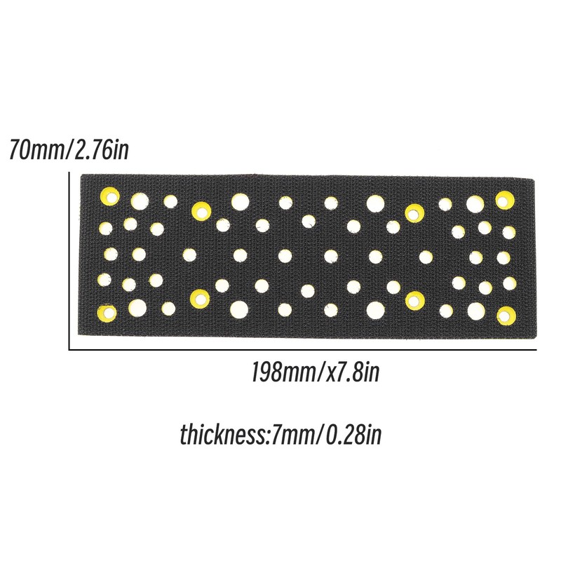 EMSea Backing Pad Compatible with Mirka DEOS 383CV Hook and