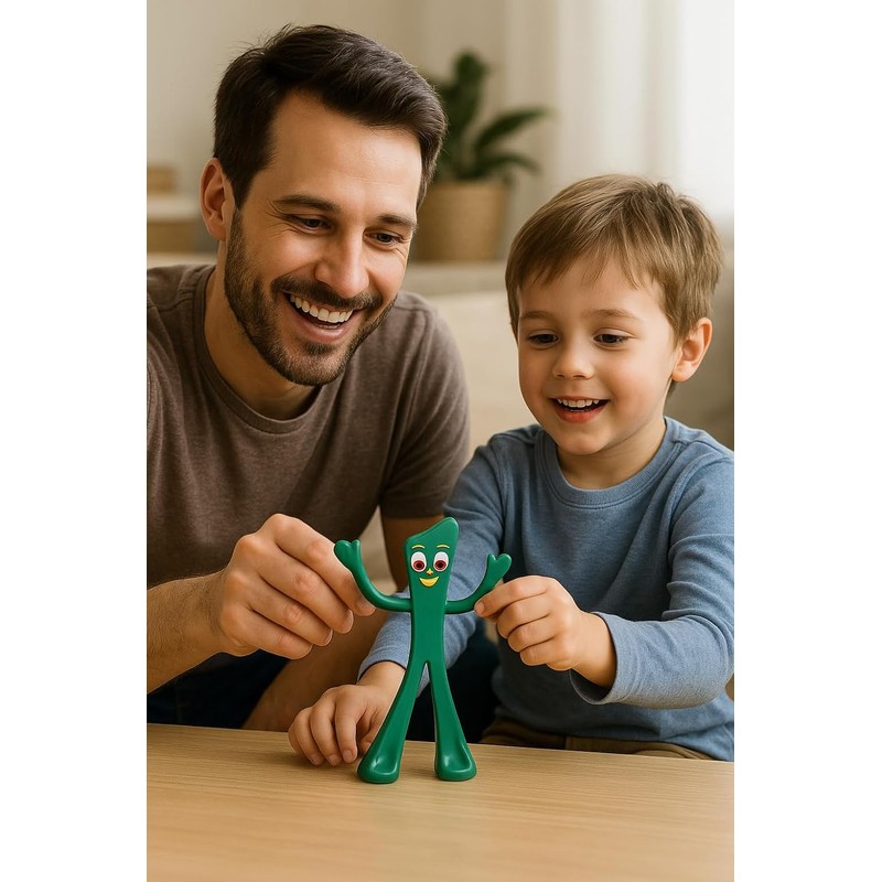 NJ Croce Gumby 6" Bendable & Posable Figure Fun Nostalgic