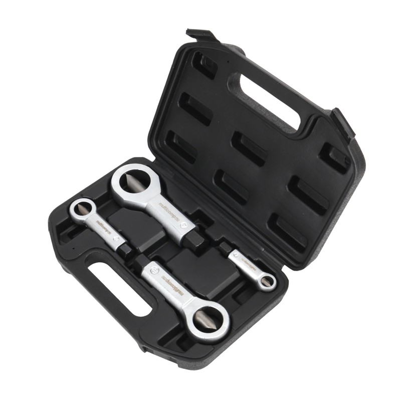 Nut Splitter Set, 4-Pcs of 9-12mm, 12-16mm, 16-22mm, 22-27mm Spilt