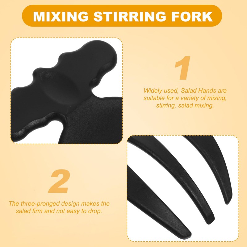 Ciieeo Salad Hands, Salad Tongs for Serving 2pcs Salad Forks