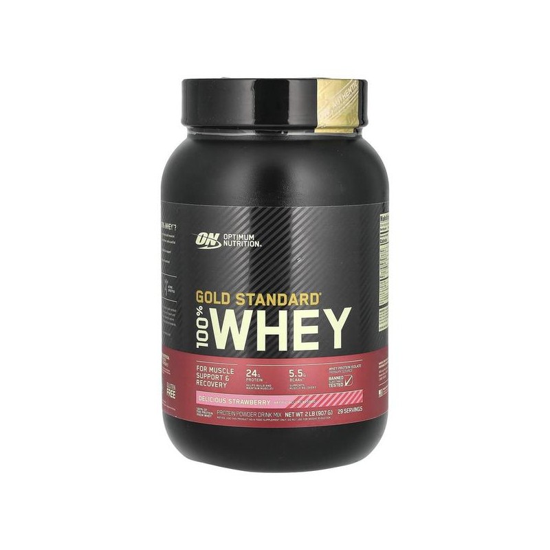 옵티멈 유청 단백질 딸기맛 프로틴 파우더 907g Optimum Whey Protein