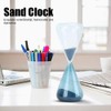 Mumusuki Hourglass Clock Blue Sand Timer, Innovative Cone Shape Unique